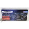Image 1 : MASTERCRAFT 40PC SCREWDRIVER SET.