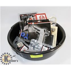 OIL DRAIN PAN WITH  AIR DUSTER, 13PC HARMONIC