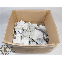 BOX OF APPLE MACBOOK CHARGERS