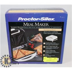 PROCTOR SILEX MEAL MAKER SANDWICH TOASTER.