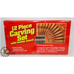 12PC CARVING SET.