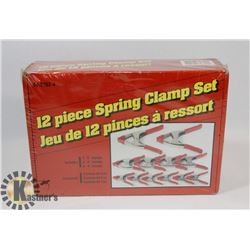12PC SPRING CLAMP SET