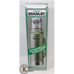 STANLEY STEEL QUART THERMOS.
