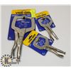 Image 1 : LOT OF 3 VISE-GRIP SWIVEL PAD LOCKING C-CLAMPS,