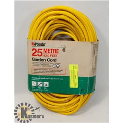 WOODS 25M GARDEN CORD 16 GAUGE MEDIUM DUTY.
