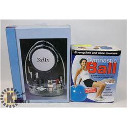 LX MIRROR & GYMNASTIC BALL.