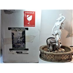 5) ANGELA TABLE TOP FOUNTAIN WITH PUMP