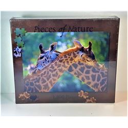 3) NEW FACTORY SEALED 1000 PCE GIRAFFE