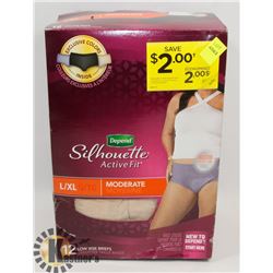 BOX OF DEPENDS SIZE LARGE/ XLARGE