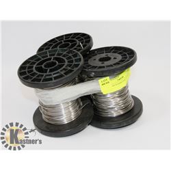 3 ROLLS OF STAINLESS TIE WIRE