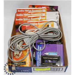LOT OF AUDIO VIDEO ACCESSORIES