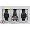 Image 1 : LOT OF 3 NEW WATCHES