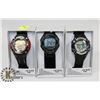 Image 1 : LOT OF 3 NEW WATCHES