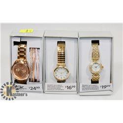 LOT OF 3 NEW WATCHES