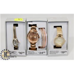 LOT OF 3 NEW WATCHES
