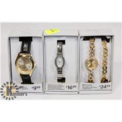 LOT OF 3 NEW WATCHES