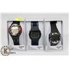 Image 1 : LOT OF 3 NEW WATCHES