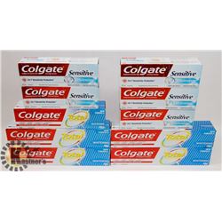 BAG OF ASSORTED TOOTHPASTE