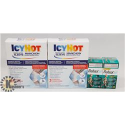 BAG OF ICY HOT AND ROBAX