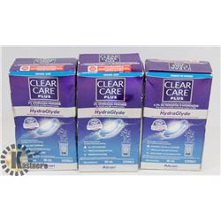 BAG OF CLEAR CARE PLUS CLEANING SOLUTION