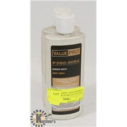 2 BOTTLES OF GREEN MICA PEARLING PAINT ADDITIVE