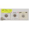 Image 1 : LOT OF 3 CANADA DIMES 1901, 1888, 1910
