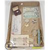 Image 1 : FLAT OF ASSORTED COINS, CURRENCY AND COLLECTIBLES