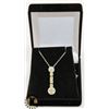 Image 1 : #12-CUBIC ZIRCONIA NECKLACE & PENDANT