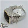 Image 3 : SMOKEY TOPAZ(7.9CT) MEN'S RING