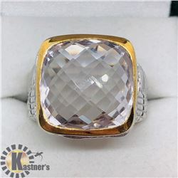 ROSE QUARTZ MEN'S RING