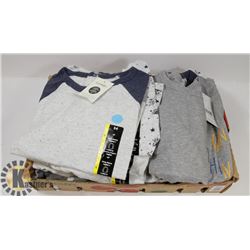 FLAT OF ASSORTED NEW BOY SHIRTS AND PANTS, SIZES