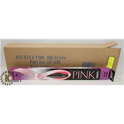 BOX OF 5 AUTOTEX 19" PINK WIPER BLADES ALL SEASON.
