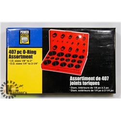 407 PIECE O-RING ASSORTMENT SET