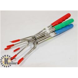 4PK "EXTENDABLE" WEINER FORKS.