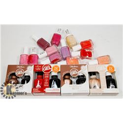 BAG OF ASSORTED NAIL POLISH