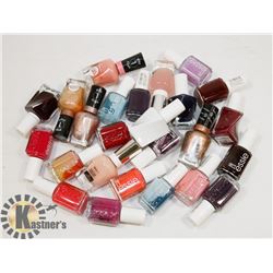 BAG OF ASSORTED NAIL POLISH