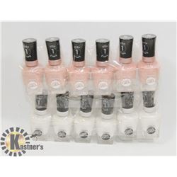 12 PACK OF SALLY HANSEN MIRACLE GEL NAIL COLOUR