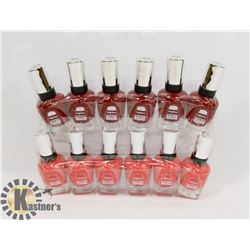 12 PACK OF SALLY HANSEN NAIL COLOUR