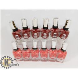 12 PACK OF SALLY HANSEN NAIL COLOUR