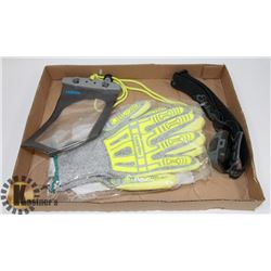 NEW RIG LIZARD 2090X WORK GLOVE WITH HEAD LIGHT