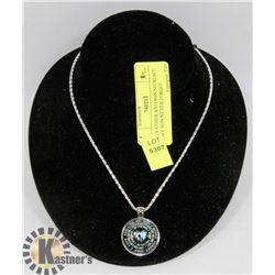 NEW FATHER AND SON NECKLACE TO MY SON NEVER FORGET