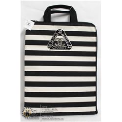 REPLICA CHANEL BLACK & WHITE STRIPED TOTE STYLE