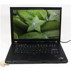 LENOVO T SERIES WIN 7 PRO LAPTOP WITH AC ADAPTOR