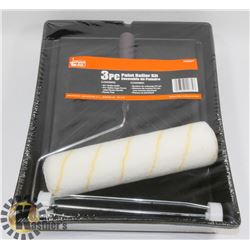 NEW! 3PC 9.5" PAINT ROLLER KIT