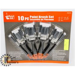 NEW! 10PC PAINT BRUSH SET