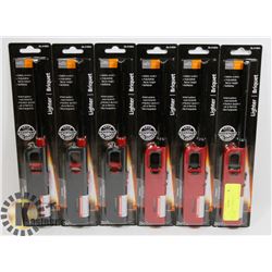 NEW! LOT OF 6 BARBECUE LIGHTERS