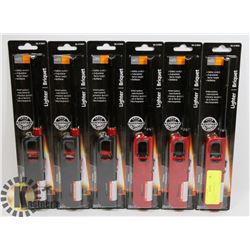 NEW! LOT OF 6 BARBECUE LIGHTERS