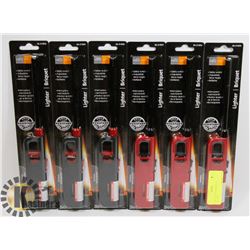 NEW! LOT OF 6 BARBECUE LIGHTERS