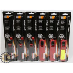 NEW! LOT OF 6 BARBECUE LIGHTERS