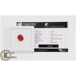 #42-RED RUBY GEMSTONE 5.70CT